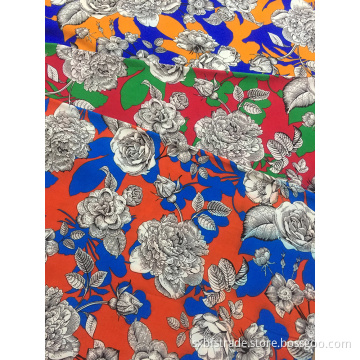 Bomull Poplin 40S Tryckväv